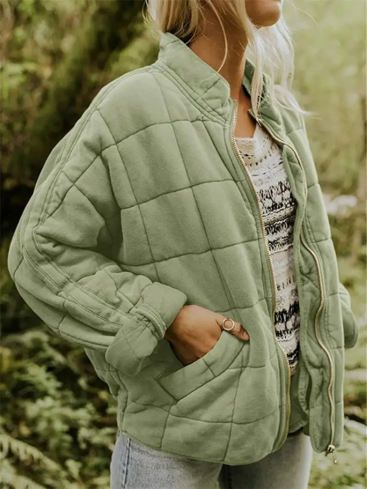 Jane Women's Quilted Jacket – Warm, Comfortable & Modern Style for Winter and Autumn 14