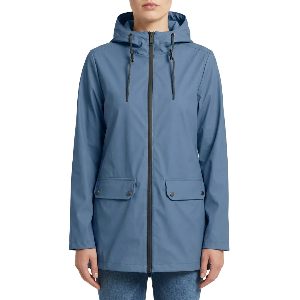 Women’s Rain Jacket Drawstring Hood