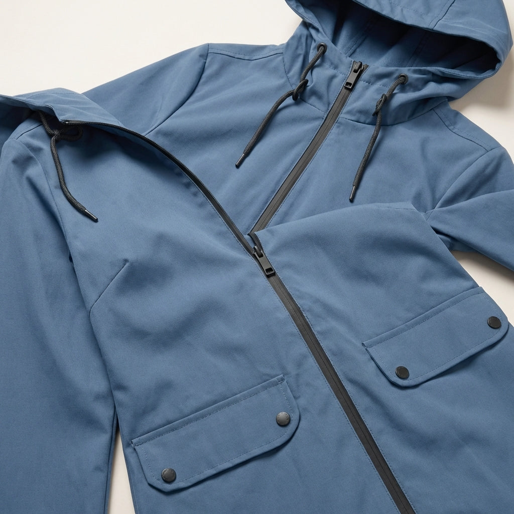 Women’s Rain Jacket Drawstring Hood