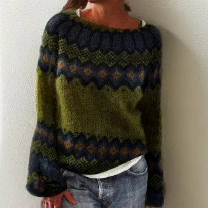 Camilla | Elegant Geometric Sweater 0
