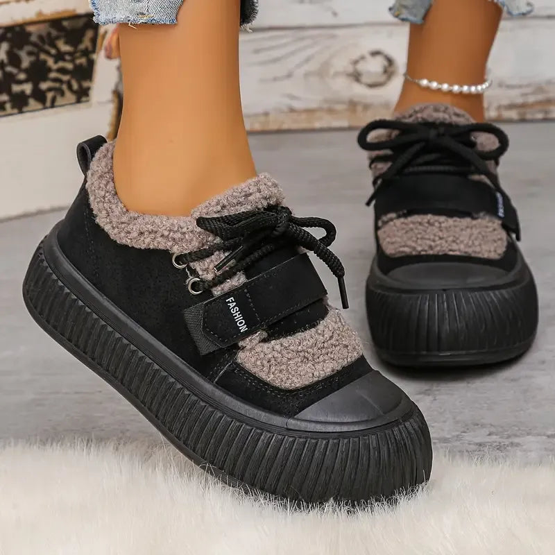 Women's Warm Winter Sneakers – Comfort, Style and Grip 3