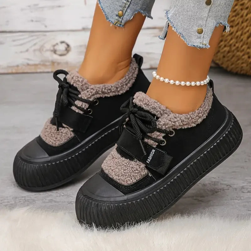 Women's Warm Winter Sneakers – Comfort, Style and Grip 4