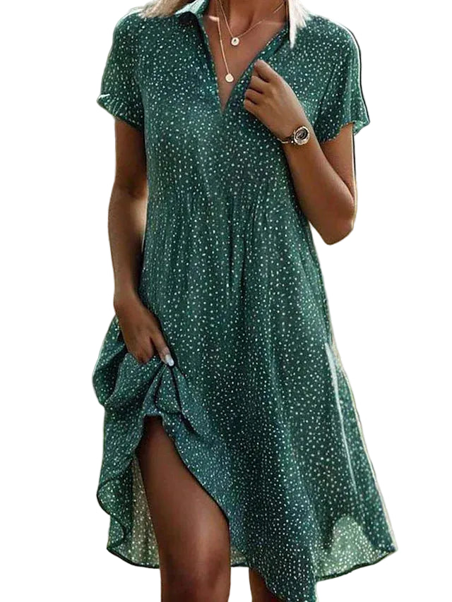 Women’s Shirt Dress Midi-Length