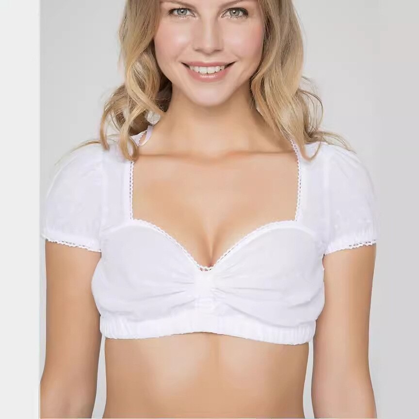 Traditional Dirndl Blouse | Classic Bavarian Festival Top 1