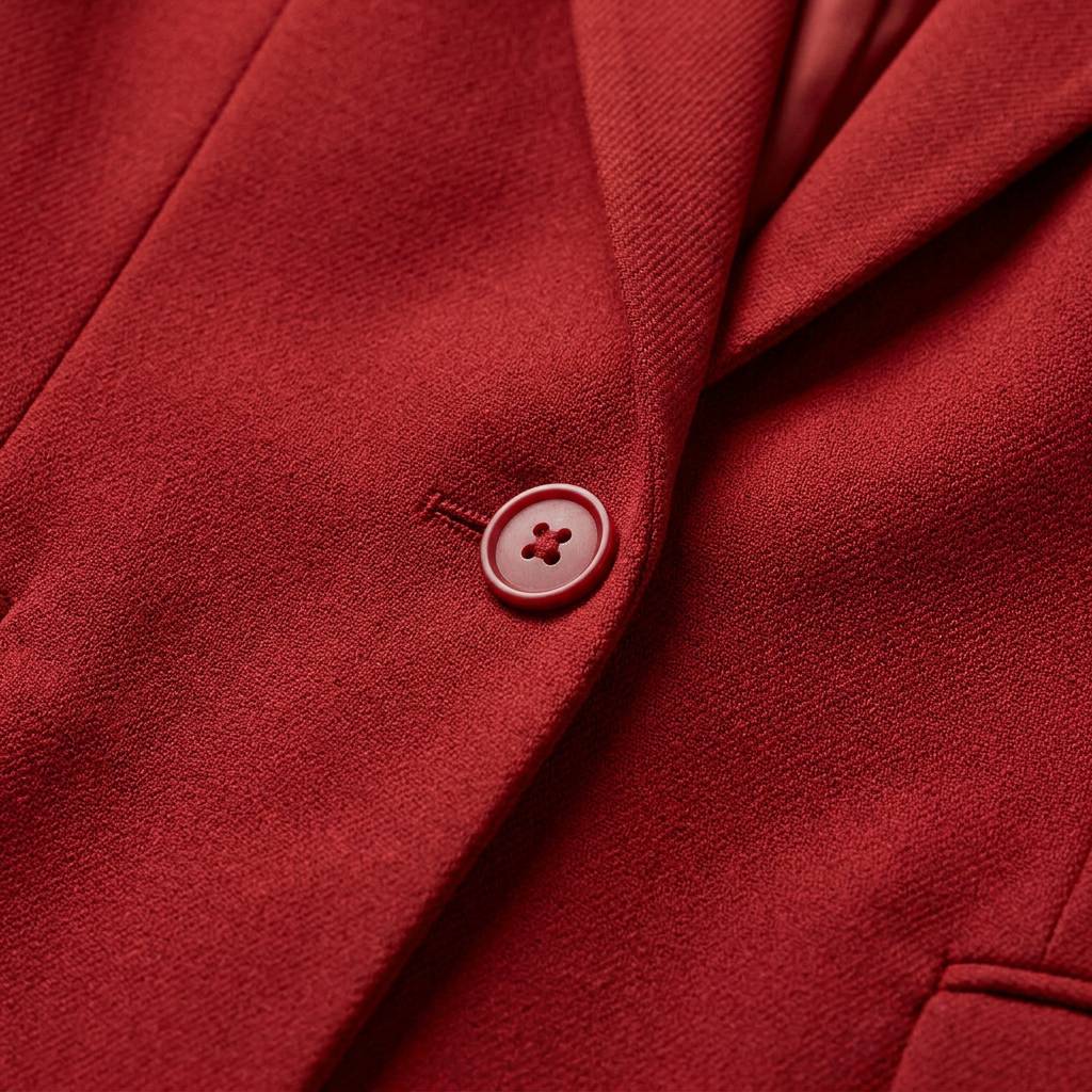 Women's Single-Button Blazer with Notch Lapels