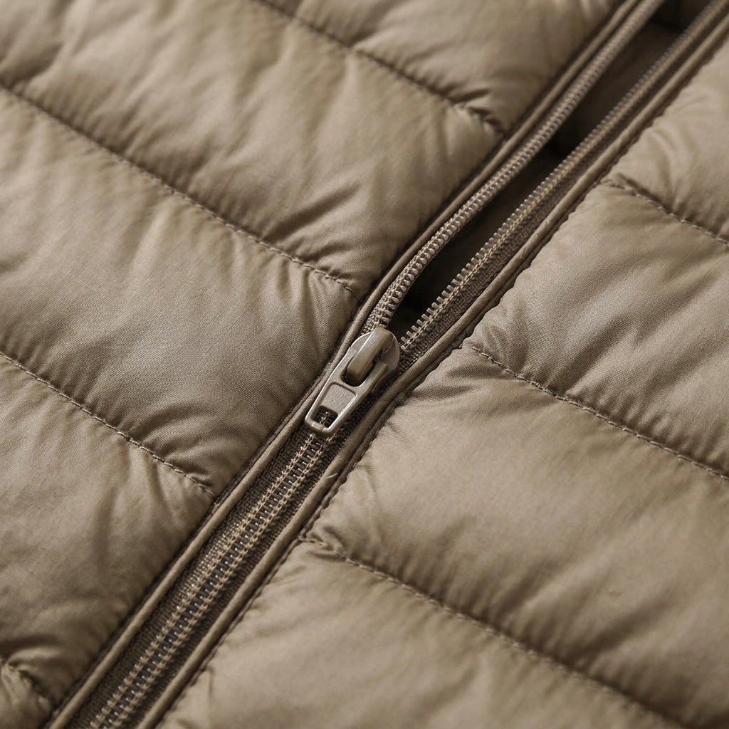 Women’s Sleeveless Puffer Vest Full Front Zipper Closure