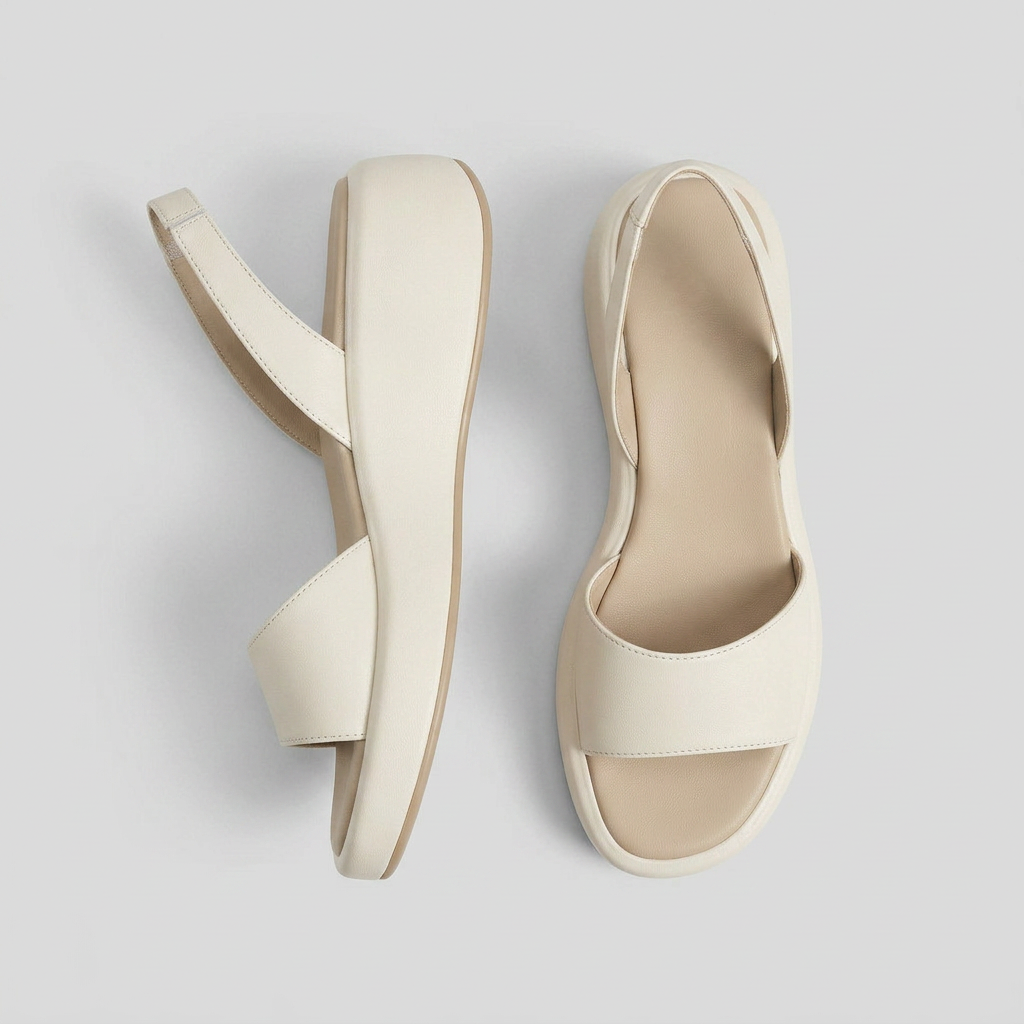 Women's Slingback Wedge Sandals with Open Toe