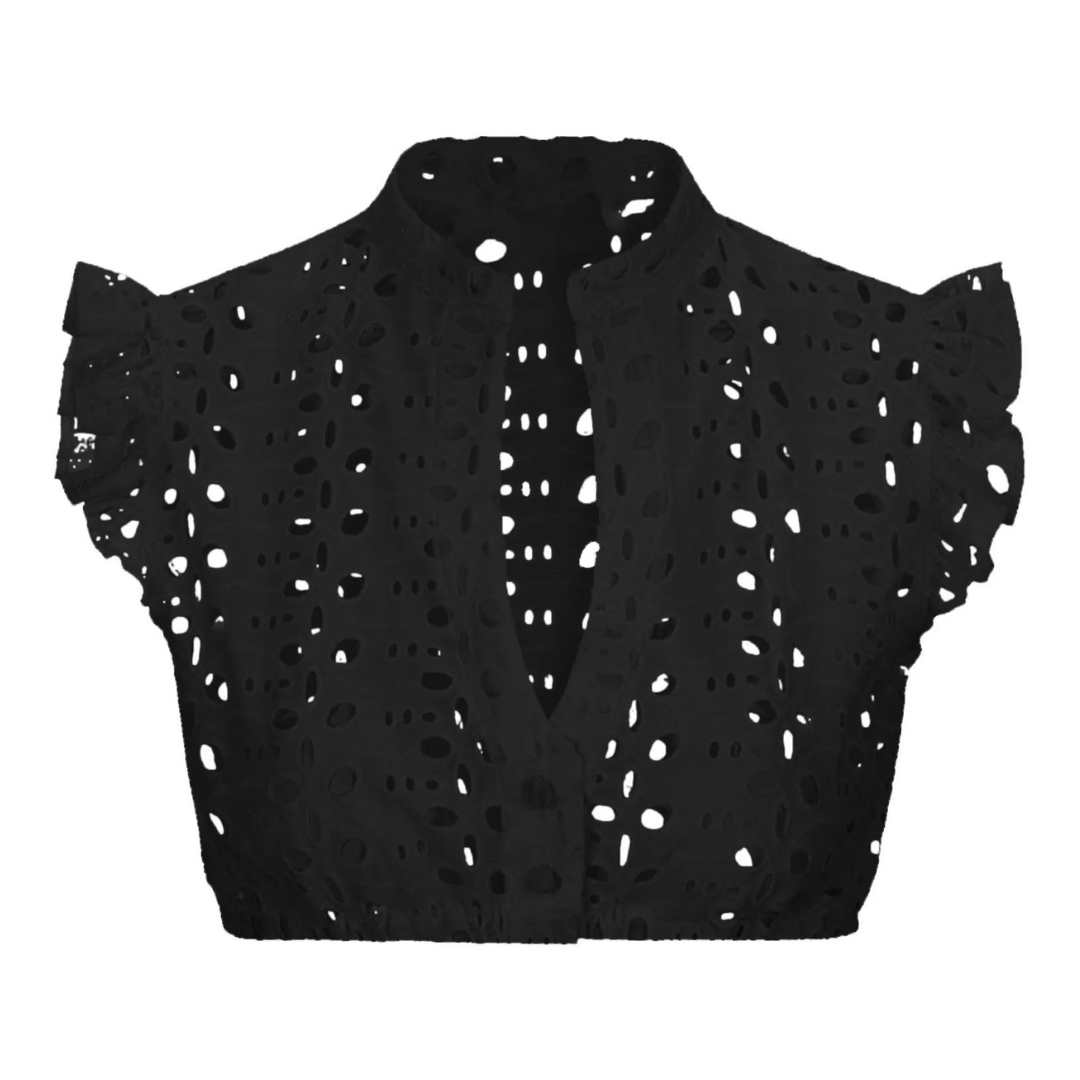 Women's Black Oktoberfest Dirndl Blouse 0