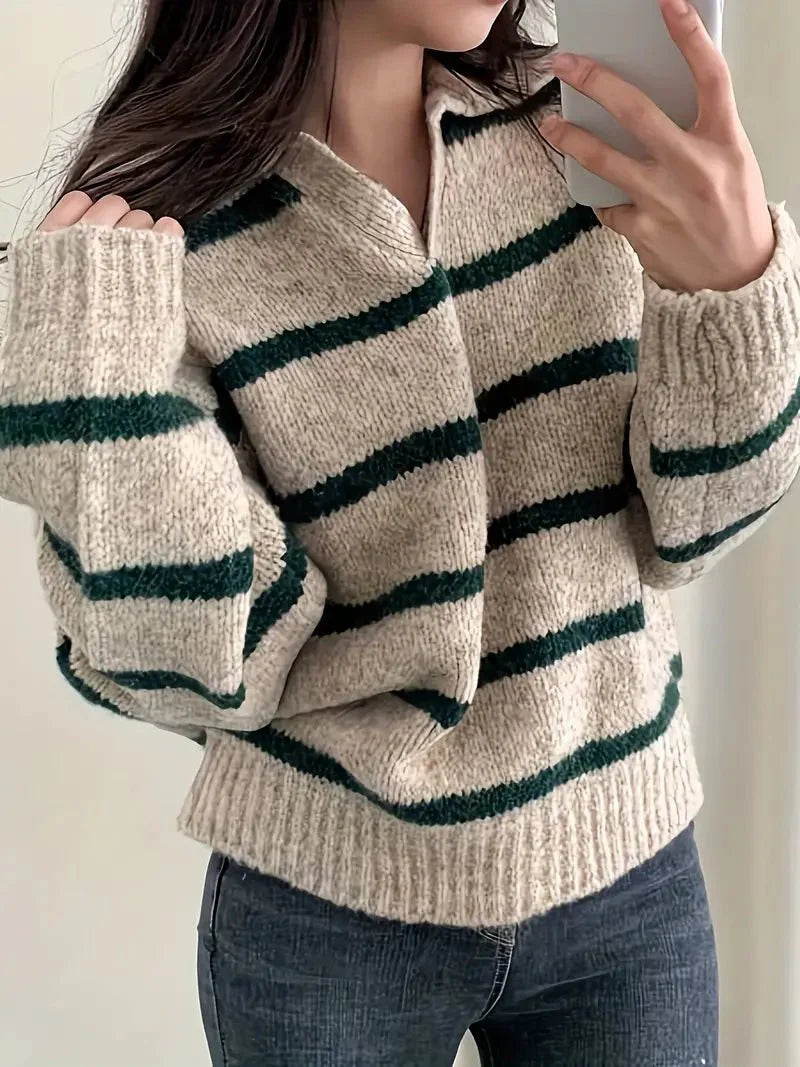 Octavia | V-neck knitted sweater 6