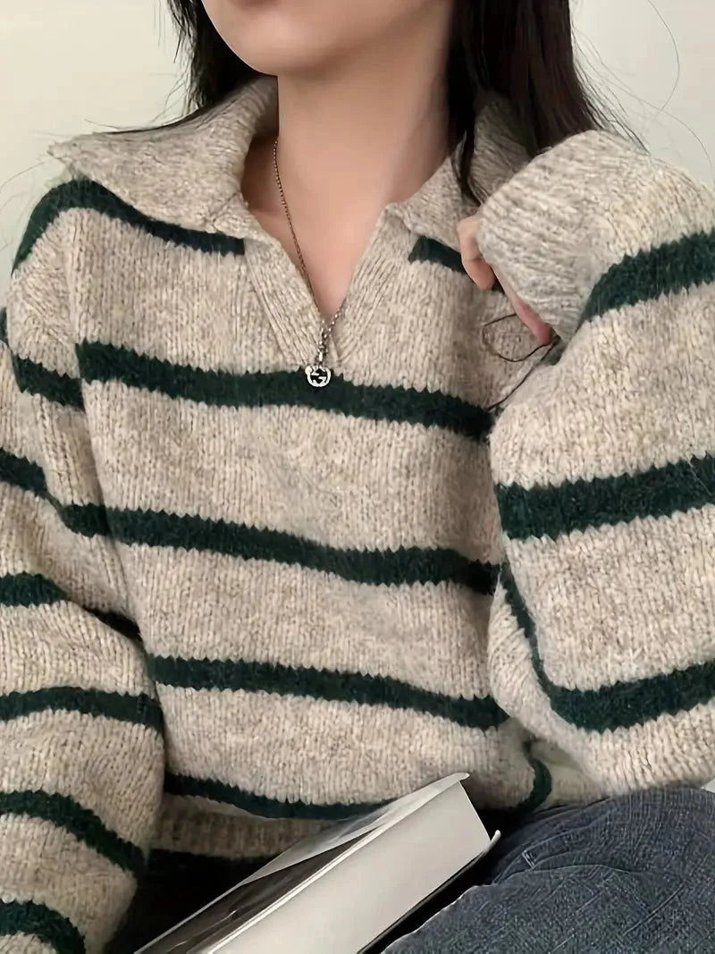 Octavia | V-neck knitted sweater 8