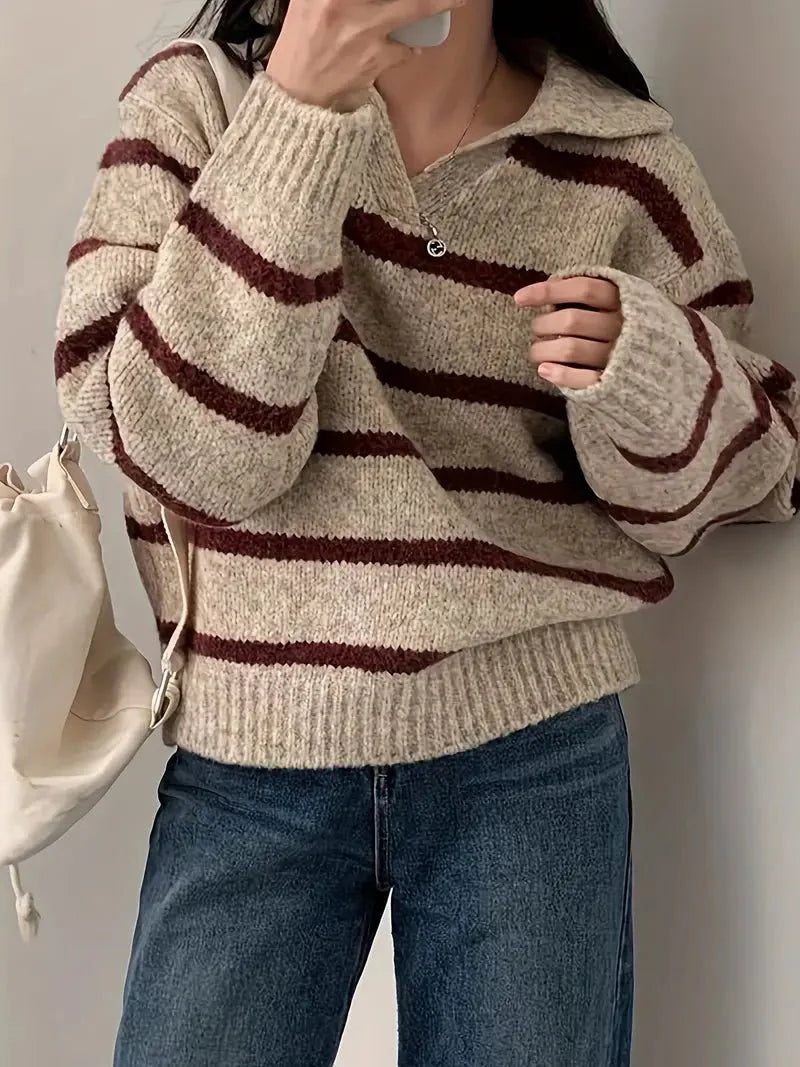 Octavia | V-neck knitted sweater 3