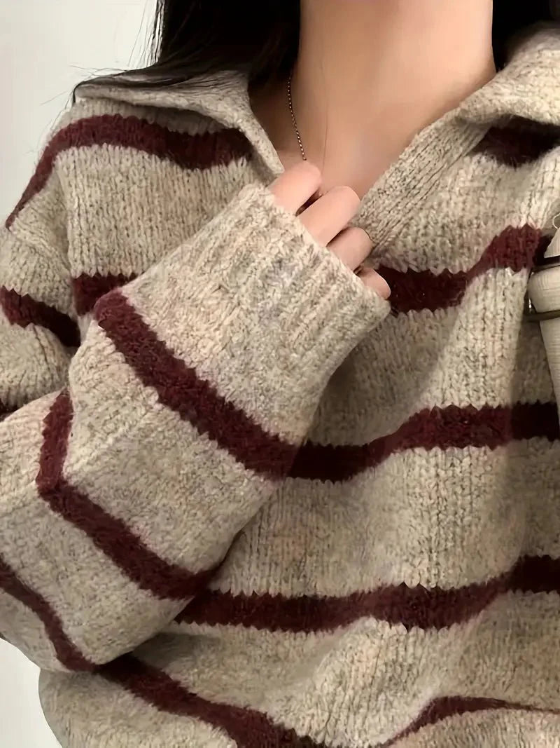 Octavia | V-neck knitted sweater 4