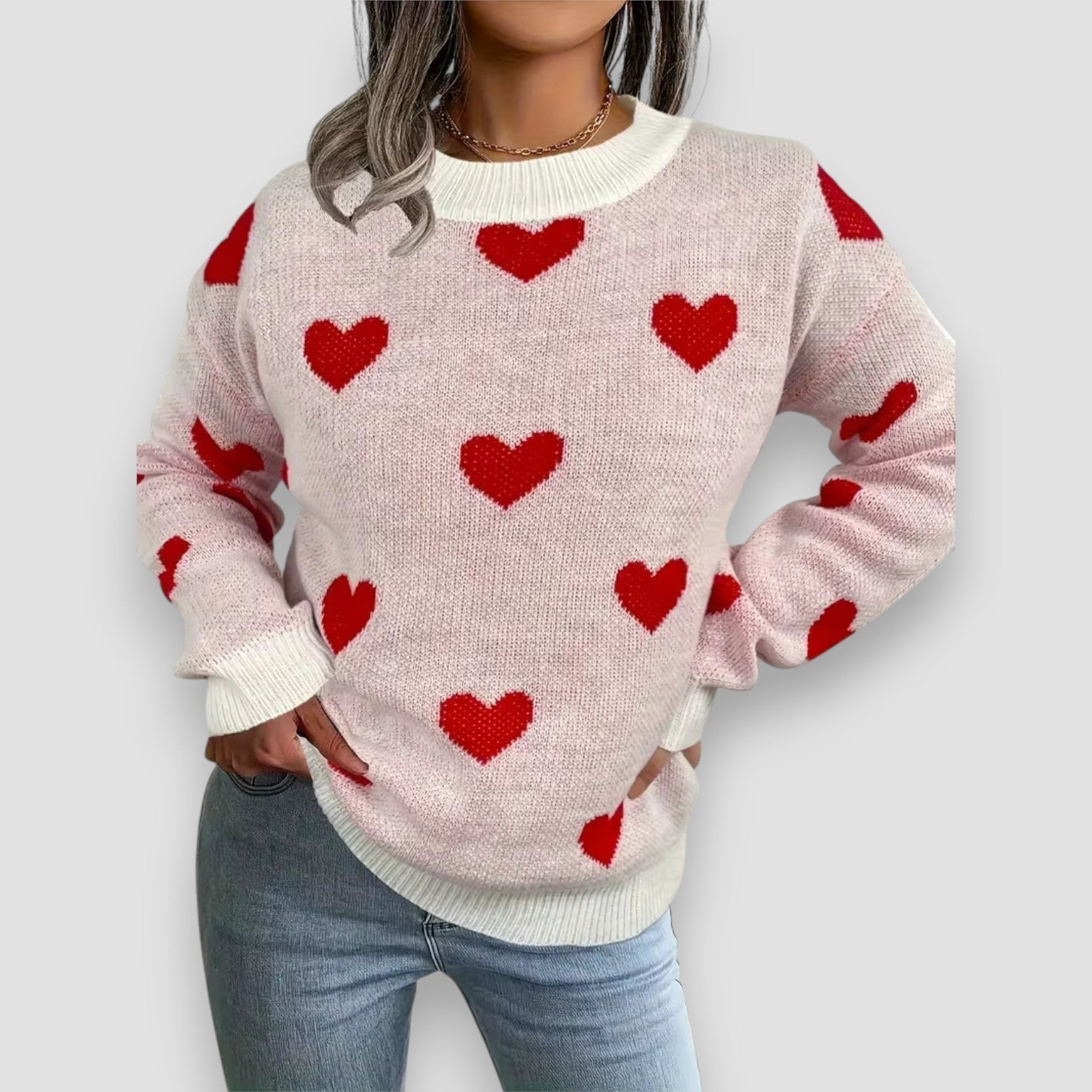 Katherine™ | Elegant Hearts Sweater 2