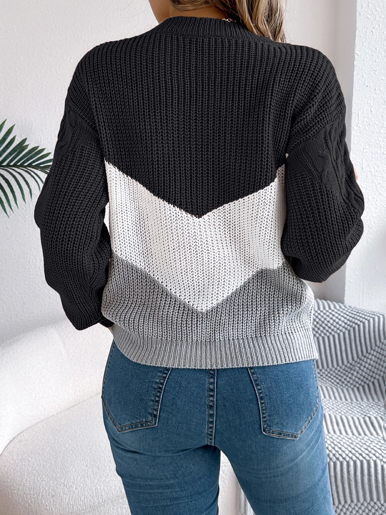 Flora™ | Chevron Stitch Pullover 2