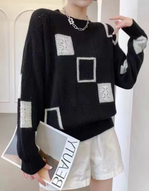 Margot™| Patchwork Sweater 0
