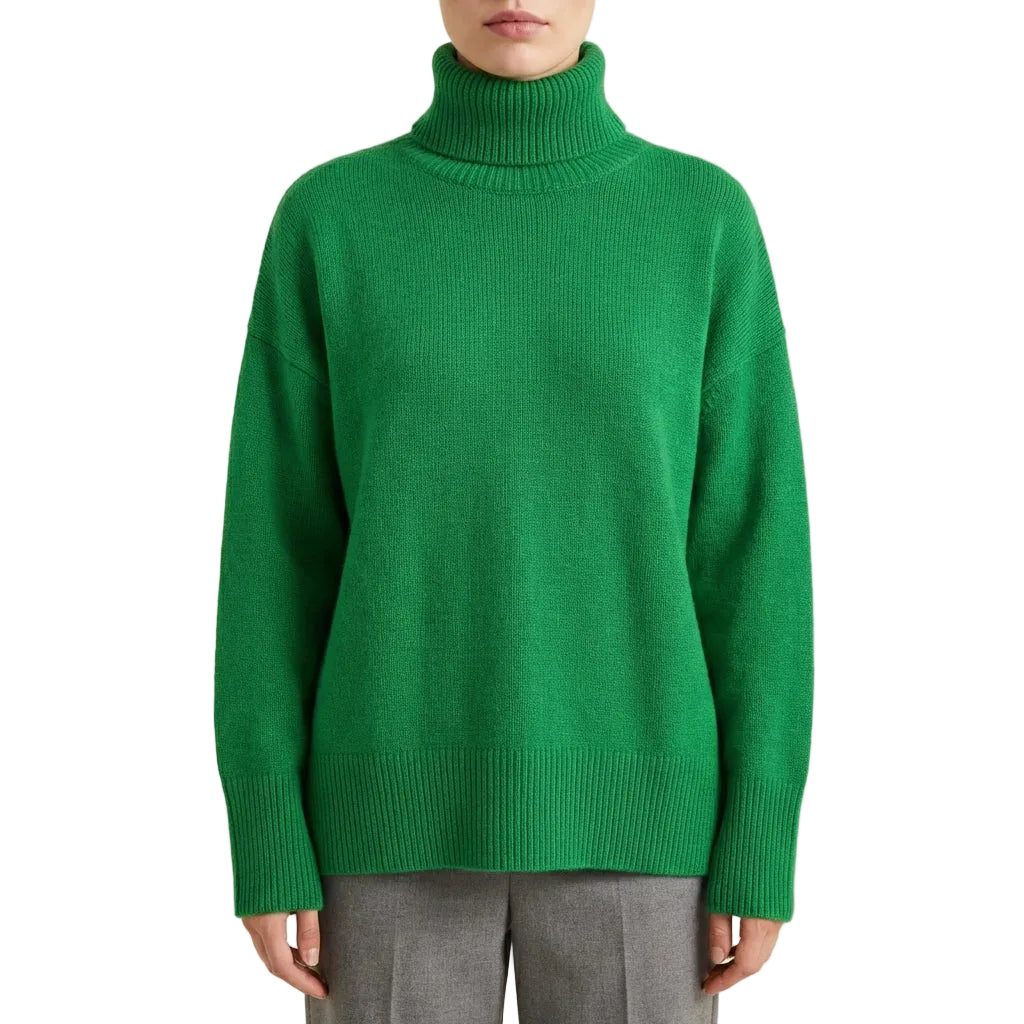 Women’s Sweater High Neck Straight Cut