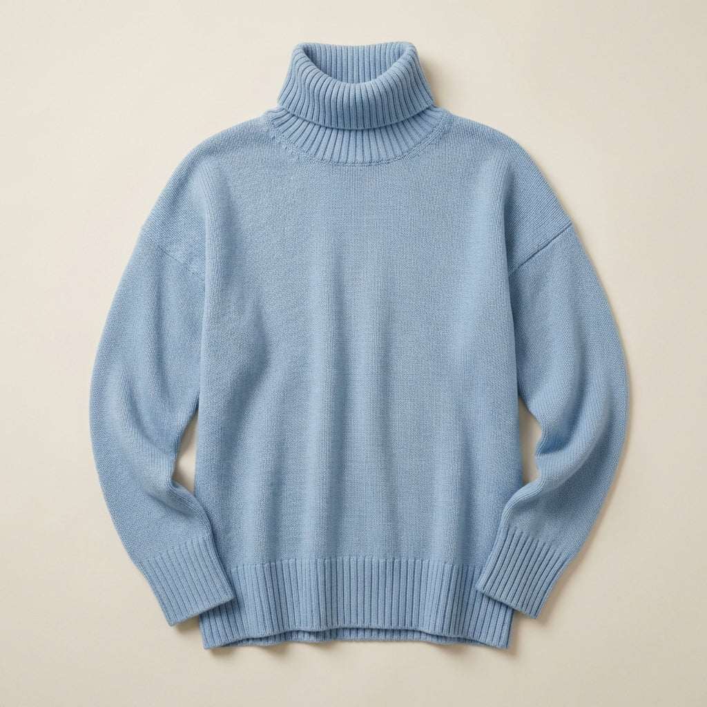 Women’s Sweater High Neck Straight Cut