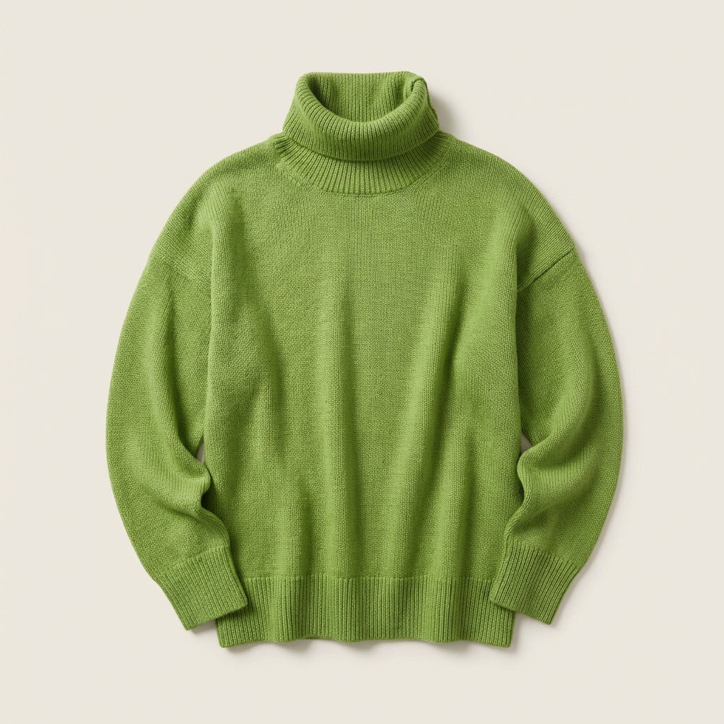 Women’s Sweater High Neck Straight Cut