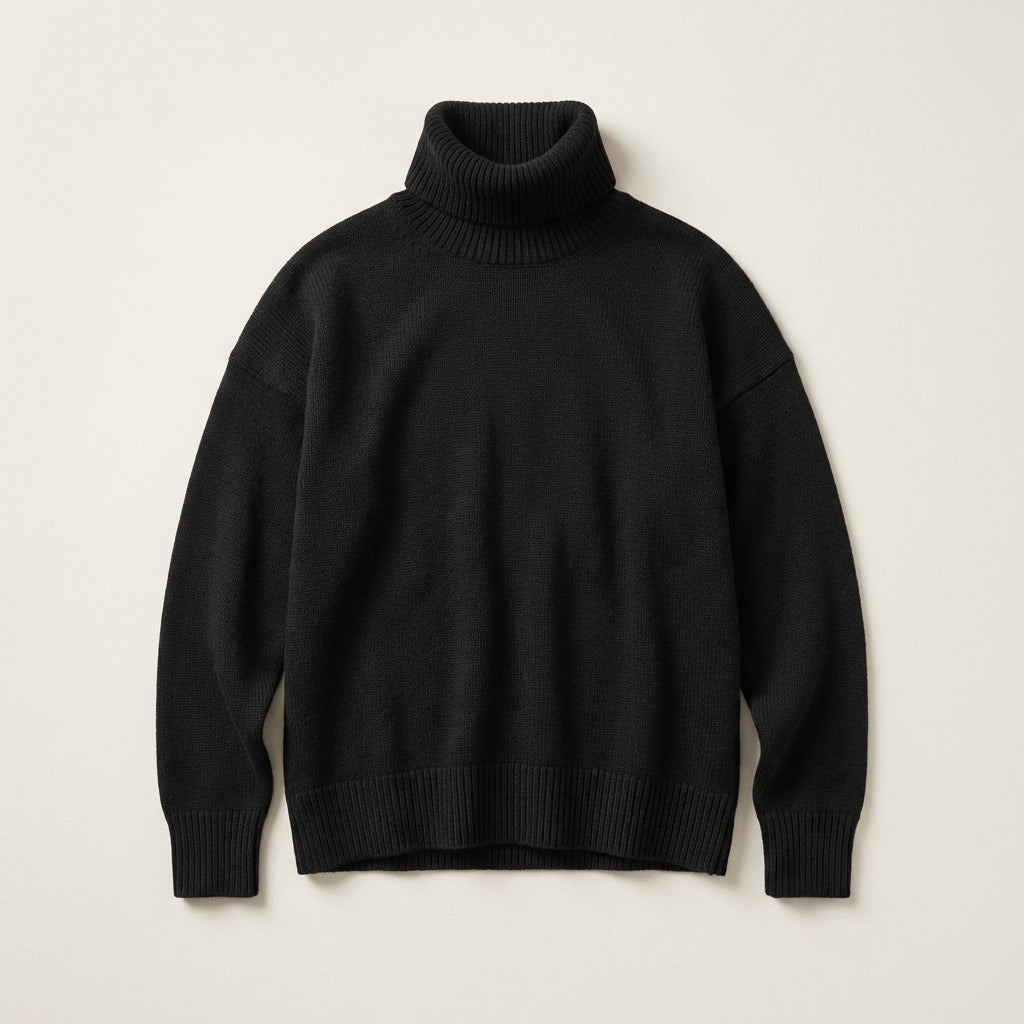 Women’s Sweater High Neck Straight Cut