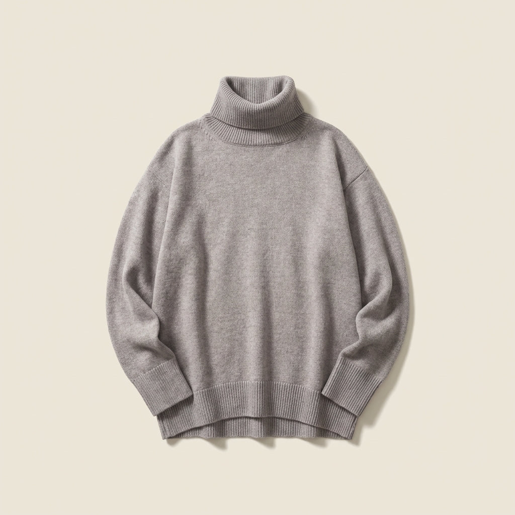 Women’s Sweater High Neck Straight Cut