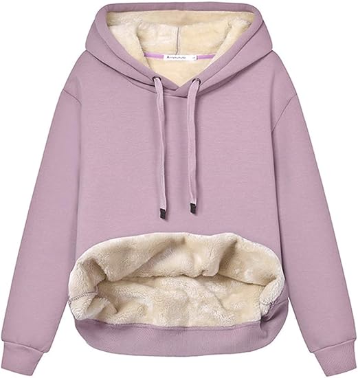 Women's Casual Fleece-Lined Hoodie – Lilly 18