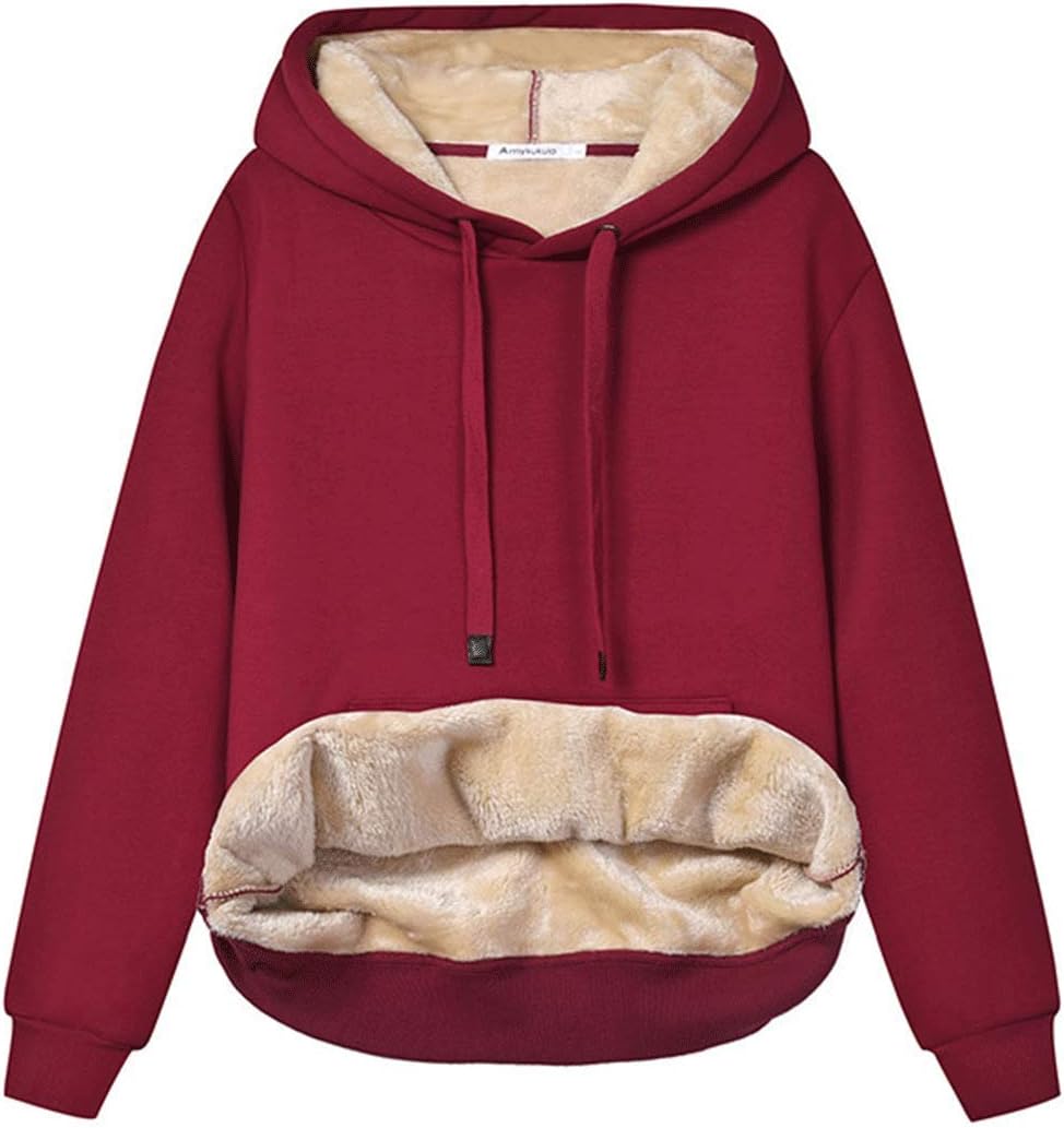 Women's Casual Fleece-Lined Hoodie – Lilly 10