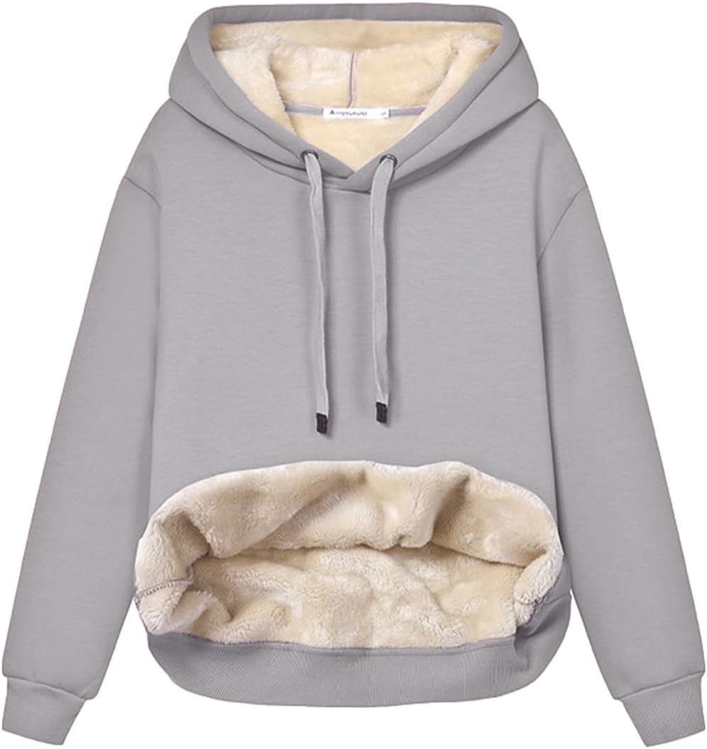 Women's Casual Fleece-Lined Hoodie – Lilly 11