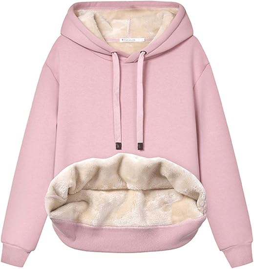 Women's Casual Fleece-Lined Hoodie – Lilly 15