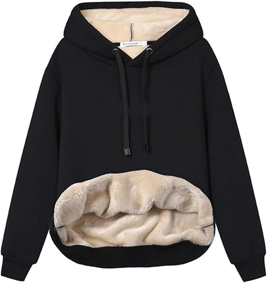 Women's Casual Fleece-Lined Hoodie – Lilly 0