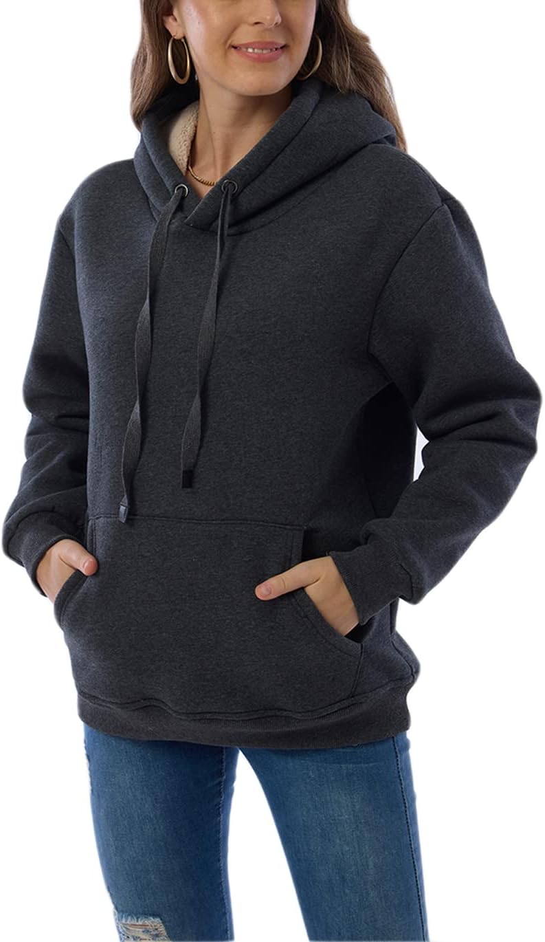 Women's Casual Fleece-Lined Hoodie – Lilly 2