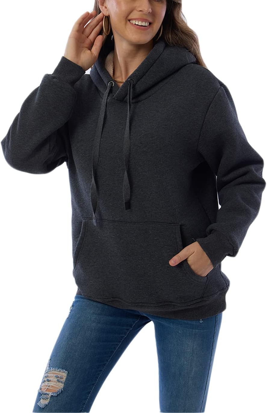 Women's Casual Fleece-Lined Hoodie – Lilly 3