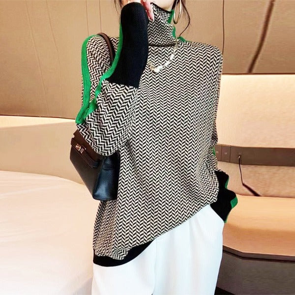 Piper™ | Herringbone Luxe Turtleneck 6