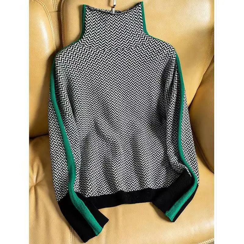 Piper™ | Herringbone Luxe Turtleneck 1