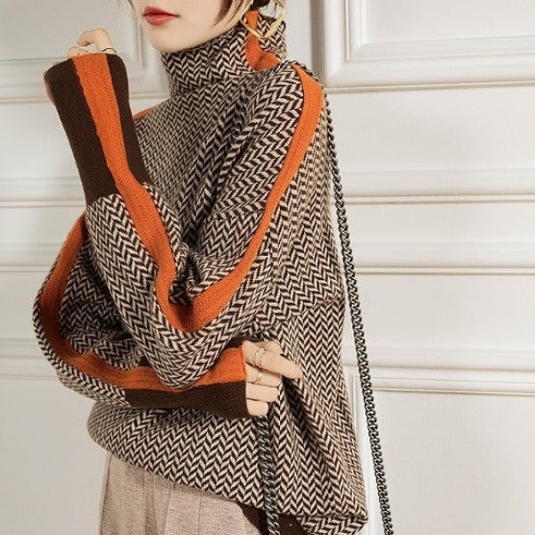 Piper™ | Herringbone Luxe Turtleneck 5