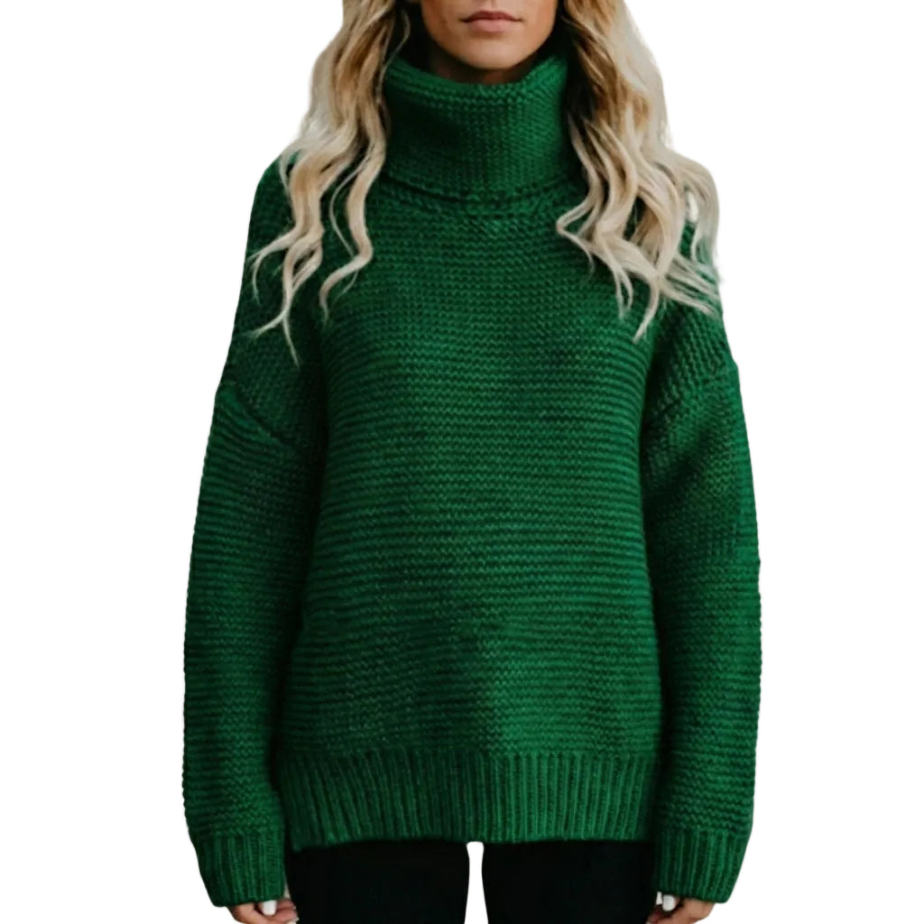 Women’s Sweater Turtleneck Pullover Style