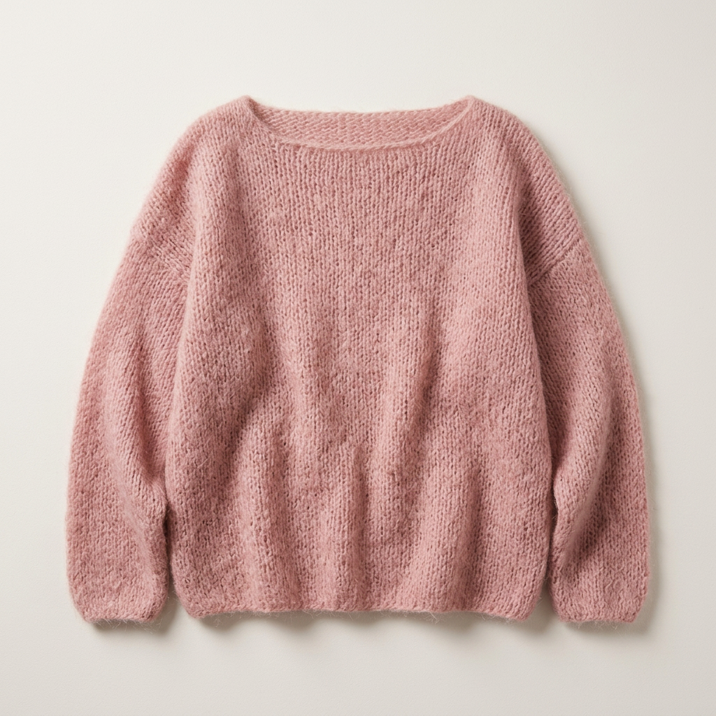 Women’s Sweater Wide Round Neck Slouchy Batwing Sleeves