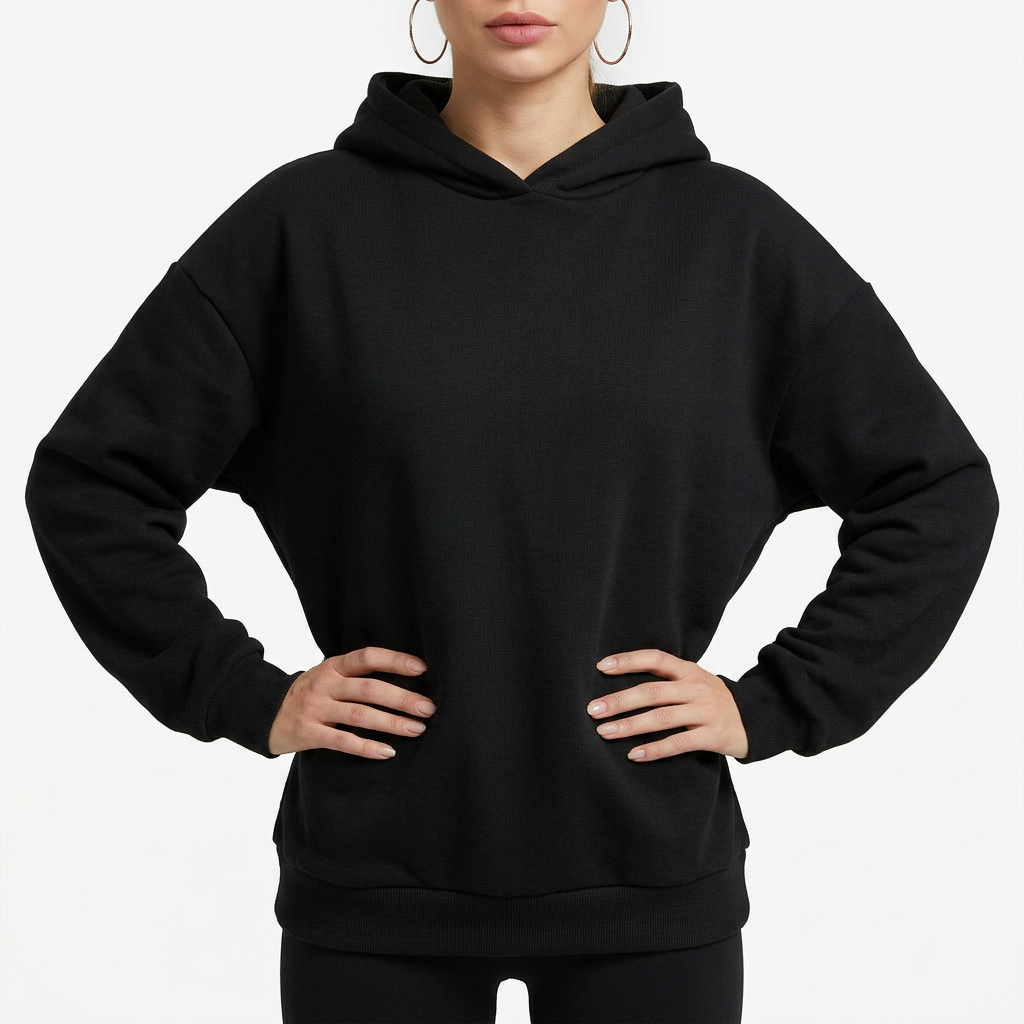 Women’s Sweatshirt Hoodie Inspirational Quote Slouchy Sleeves Style