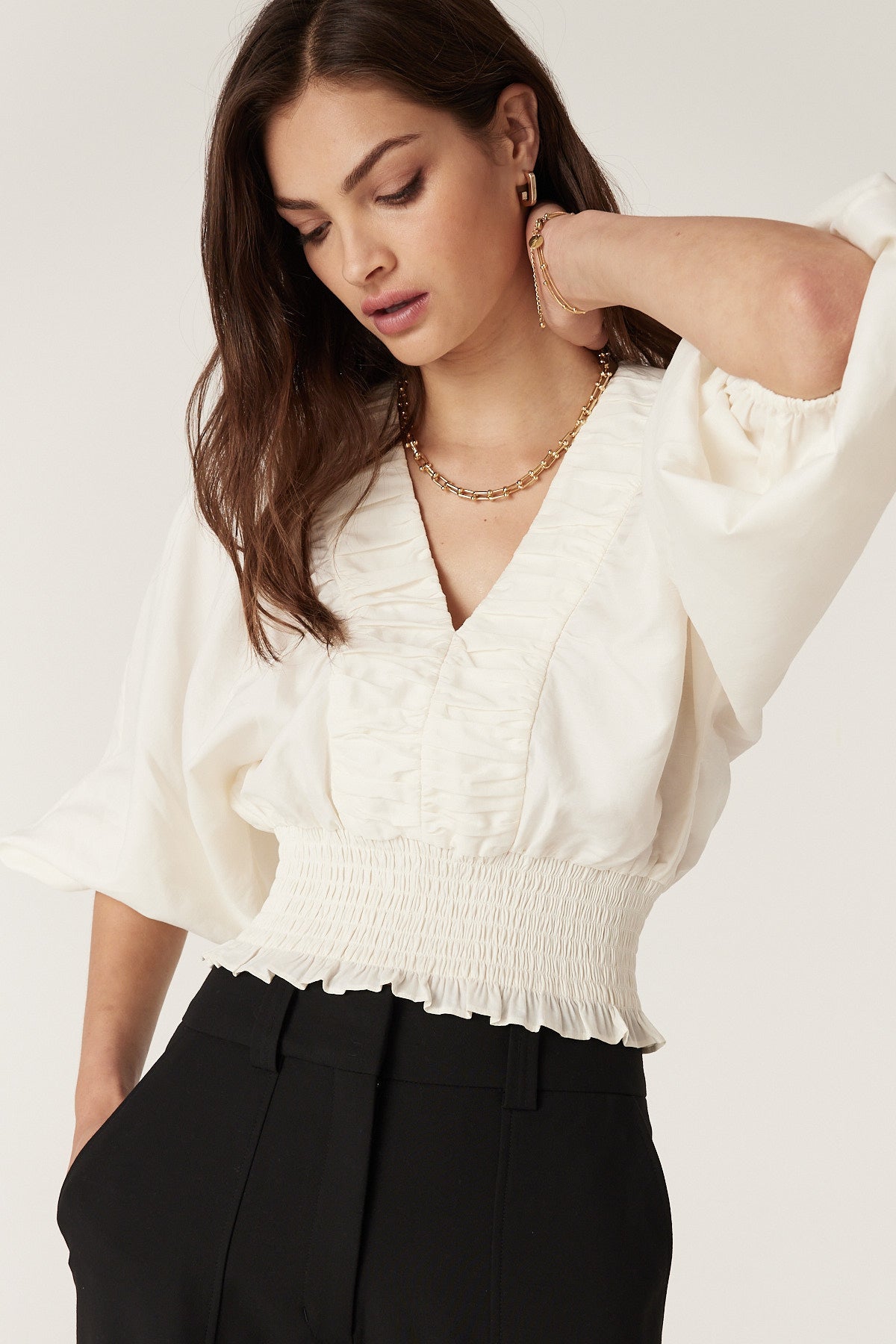 Sasha Blouse - Ecru 0