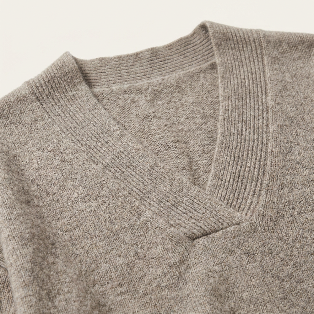 Women's V Neck Knit Pullover Sweater