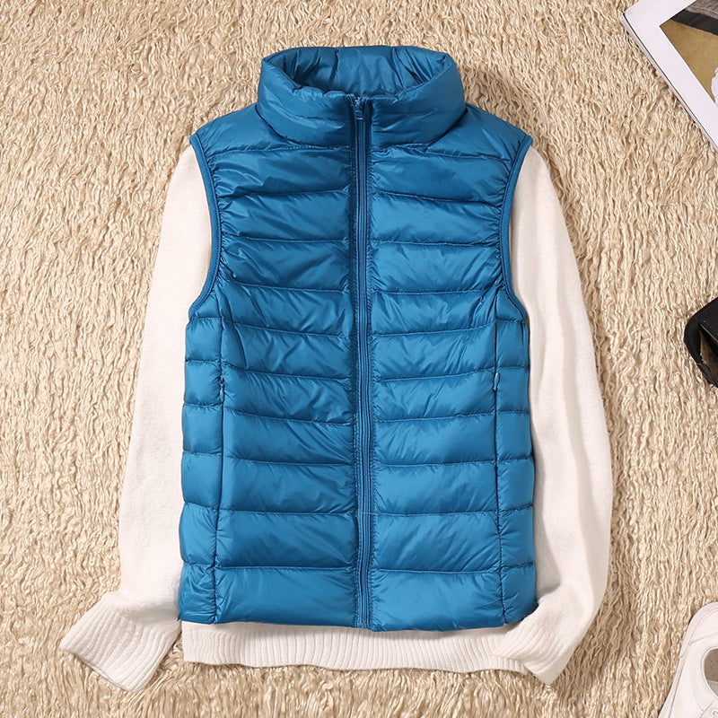 Women’s Waterproof Vest – Lightweight, Comfortable, Flattering Pleated Design 7