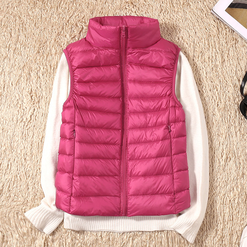 Women’s Waterproof Vest – Lightweight, Comfortable, Flattering Pleated Design 8