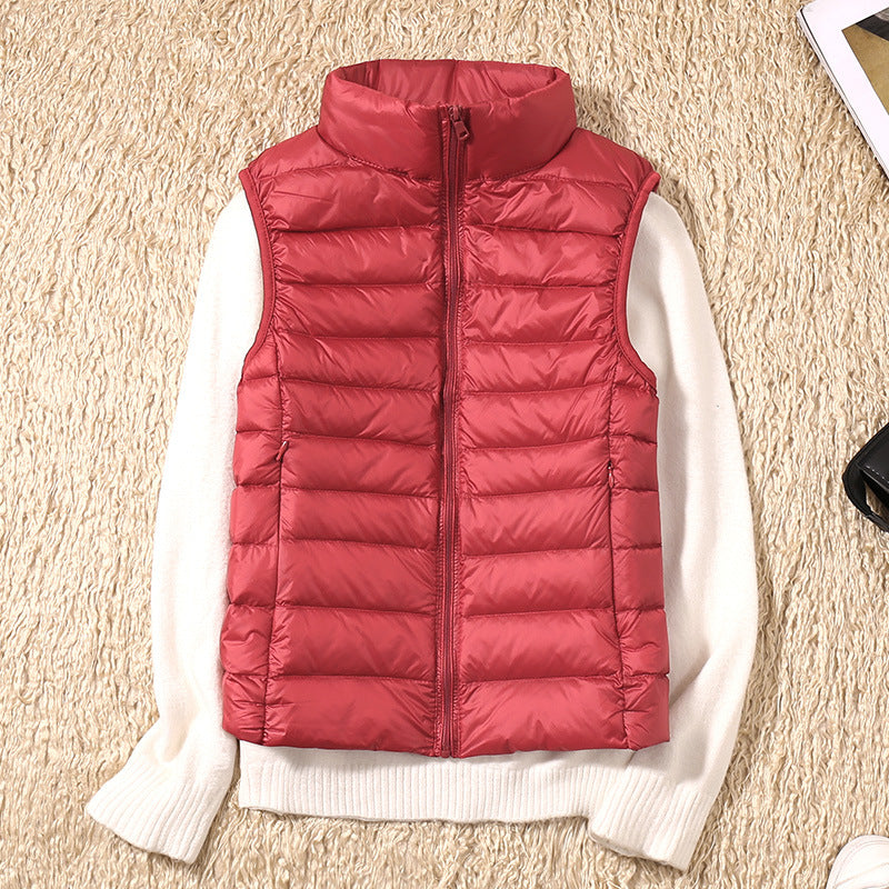 Women’s Waterproof Vest – Lightweight, Comfortable, Flattering Pleated Design 9