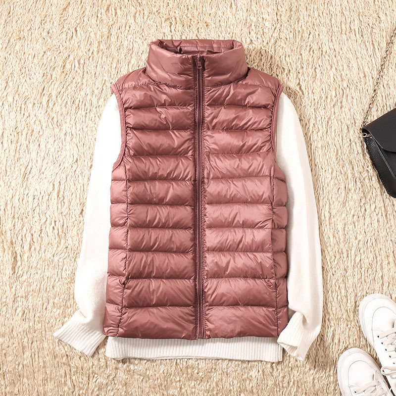 Women’s Waterproof Vest – Lightweight, Comfortable, Flattering Pleated Design 10