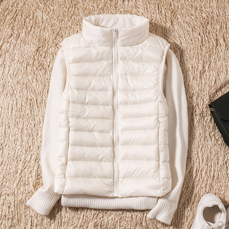 Women’s Waterproof Vest – Lightweight, Comfortable, Flattering Pleated Design 11