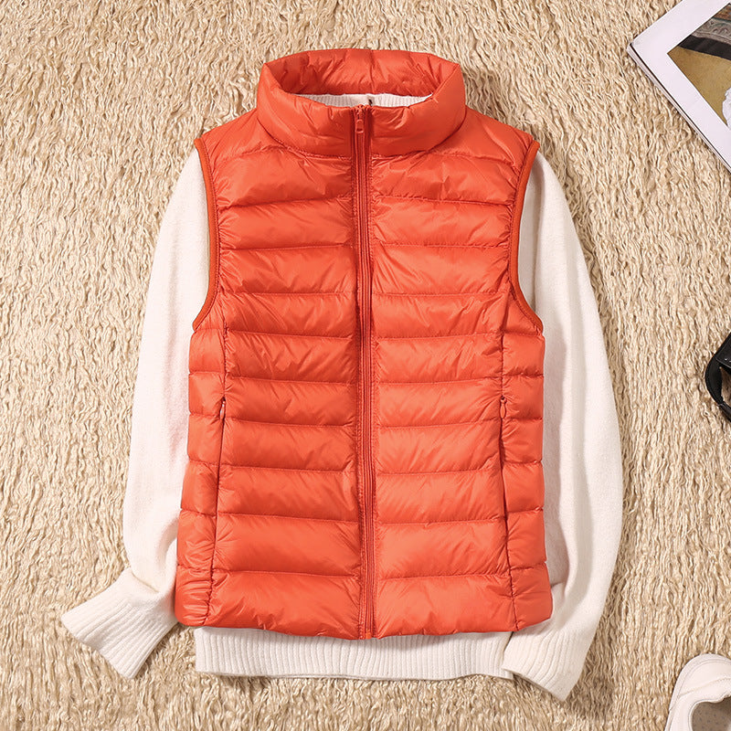 Women’s Waterproof Vest – Lightweight, Comfortable, Flattering Pleated Design 12