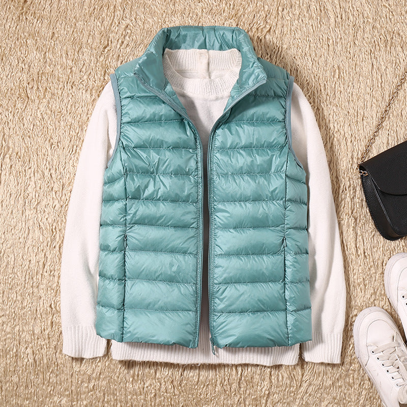 Women’s Waterproof Vest – Lightweight, Comfortable, Flattering Pleated Design 4