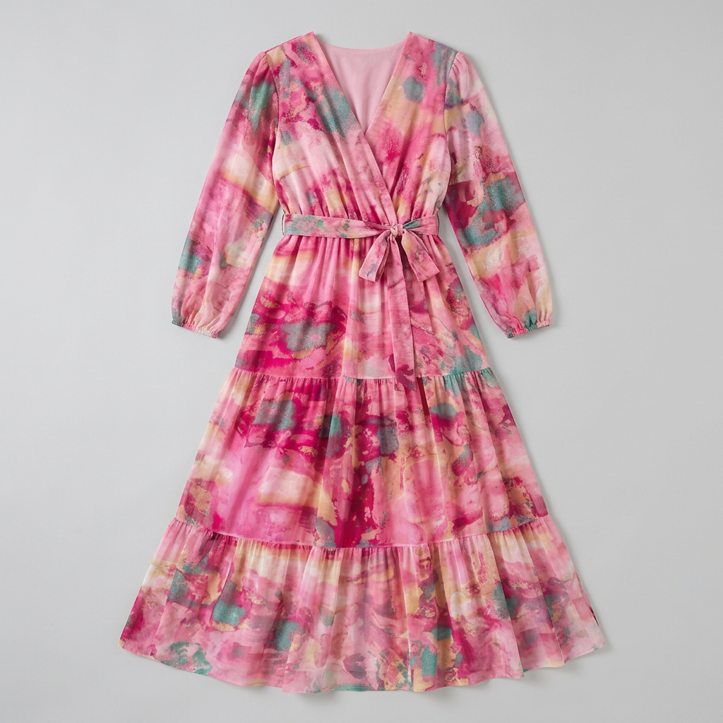 Women’s Wrap Dress – Floral Print