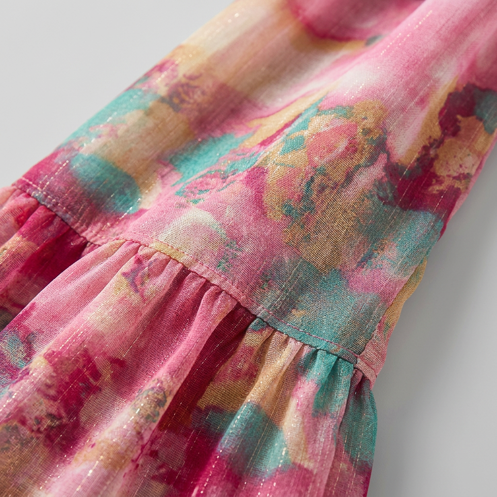 Damen-Wickelkleid – Blumenmuster